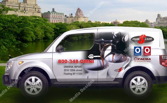 3D trailer Wrap Design