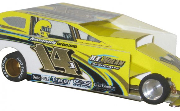 Modified slot car bodies