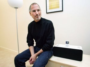 steve jobs chillin