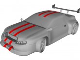 AutoCAD 3D car