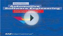 Automotive Software Engineering Principles Processes