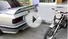 BMW E30 Flames Exhaust Papous car design junior
