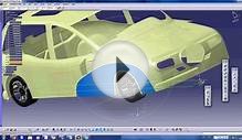 Car design with Catia V5 Generative Shape Design