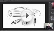 How to sketch car wheels - Industrial design sketching