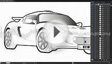 Race Car / Technical drawing Video # 10