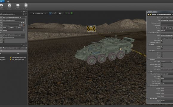 Vehicle simulation software